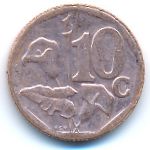 South Africa, 10 cents, 2012