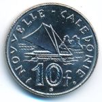 Новая Каледония, 10 франков (1986–2001 г.)