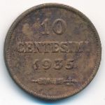 San Marino, 10 centesimi, 1935