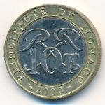 Монако, 10 франков (2000 г.)