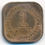 Малайя, 1 цент (1939 г.)