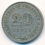 Малайя, 20 центов (1950 г.)