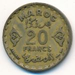 Марокко, 20 франков (1951 г.)