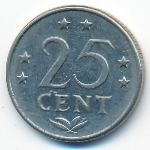 Антильские острова, 25 центов (1971 г.)