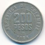 Colombia, 200 pesos, 1994