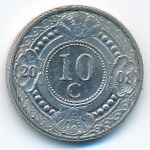Антильские острова, 10 центов (2008 г.)