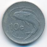 Malta, 10 cents, 1995
