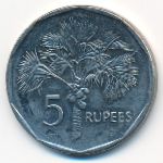Seychelles, 5 rupees, 2010