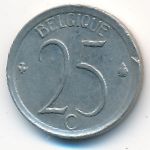 Belgium, 25 centimes, 1964
