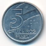 Бразилия, 5 крузейро (1990 г.)