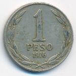 Чили, 1 песо (1976–1977 г.)