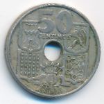 Испания, 50 сентимо (1949 г.)