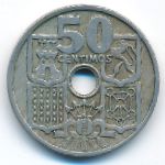 Испания, 50 сентимо (1949 г.)