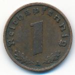 Третий Рейх, 1 рейхспфенниг (1939 г.)