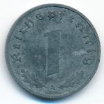 Третий Рейх, 1 рейхспфенниг (1943 г.)