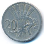 Чехословакия, 20 гелеров (1921 г.)