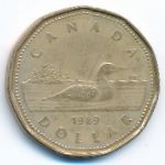Канада, 1 доллар (1989 г.)