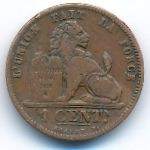 Belgium, 1 centime, 1902