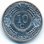 Антильские острова, 10 центов (1998 г.)