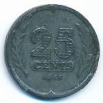 Нидерланды, 25 центов (1941 г.)