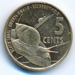 Сейшелы, 5 центов (2016 г.)