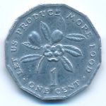 Ямайка, 1 цент (1975 г.)