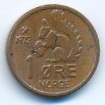 Норвегия, 1 эре (1972 г.)