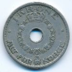 Norway, 1 krone, 1938