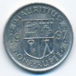 Mauritius, 1 rupee, 1997