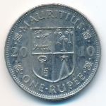 Mauritius, 1 rupee, 2010