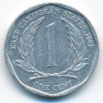 East Caribbean States, 1 cent, 2002