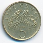 Сингапур, 5 центов (1995 г.)