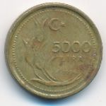 Турция, 5000 лир (1996 г.)