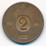Швеция, 2 эре (1963 г.)