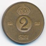 Швеция, 2 эре (1965 г.)