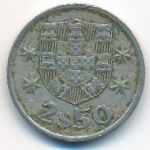 Португалия, 2,5 эскудо (1977 г.)