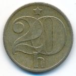Чехословакия, 20 гелеров (1974 г.)