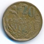 ЮАР, 20 центов (1993 г.)