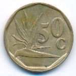 South Africa, 50 cents, 1994