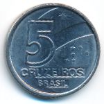 Бразилия, 5 крузейро (1991 г.)