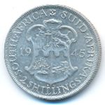 South Africa, 2 shillings, 1945