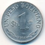 Боливия, 1 песо боливиано (1968–1980 г.)