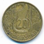 Мадагаскар, 20 франков (1953 г.)