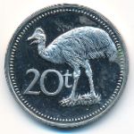 Папуа - Новая Гвинея, 20 тоа (1975–1998 г.)