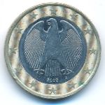 Германия, 1 евро (2002 г.)