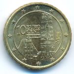 Австрия, 10 евроцентов (2008 г.)