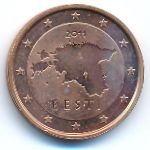 Эстония, 2 евроцента (2011 г.)