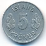 Исландия, 5 крон (1969–1978 г.)