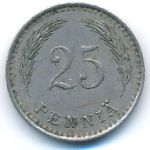 Finland, 25 pennia, 1935