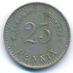 Finland, 25 pennia, 1938